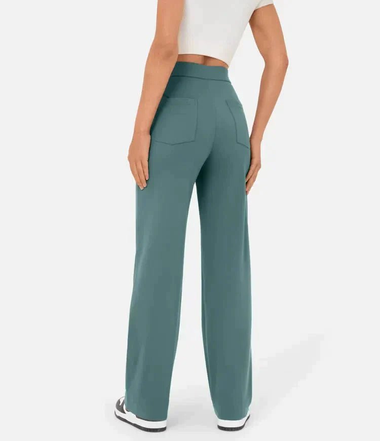 Lea | High-Waisted Elastische Casual Pants - MORI