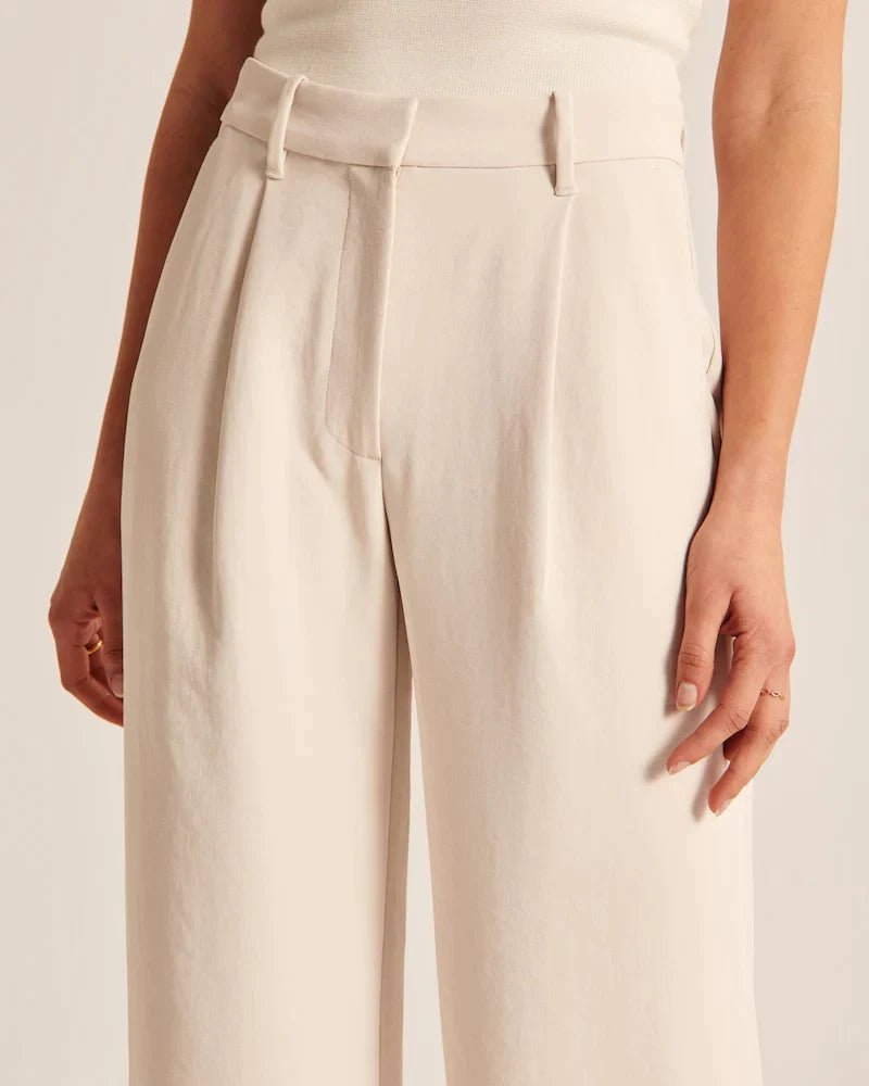 Lena | Tailored Wide-Leg Pants - MORI