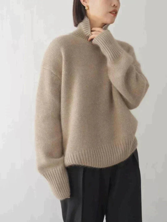 Lisette | Turtleneck Cashmere Sweater - MORI