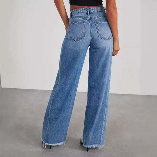 Lynn | Women's Wide Leg Jeans - MORI