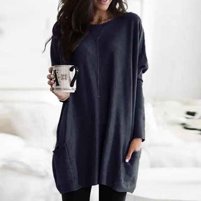 Milea | Long-sleeved Tunic with Pockets - MORI