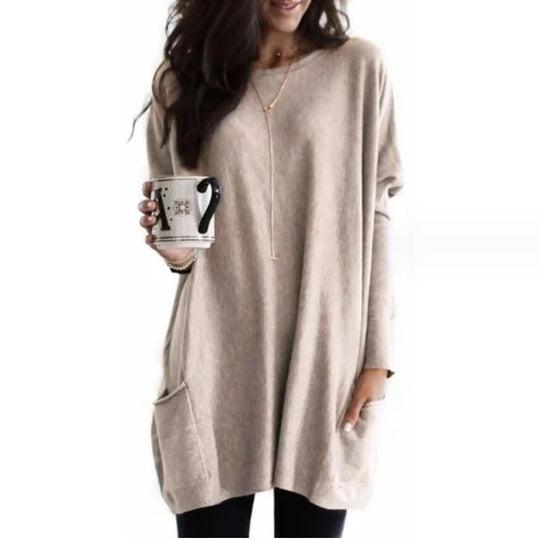 Milea | Long-sleeved Tunic with Pockets - MORI