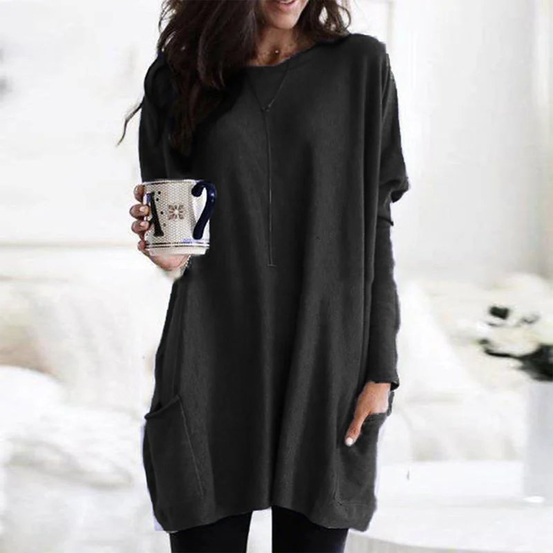 Milea | Long-sleeved Tunic with Pockets - MORI